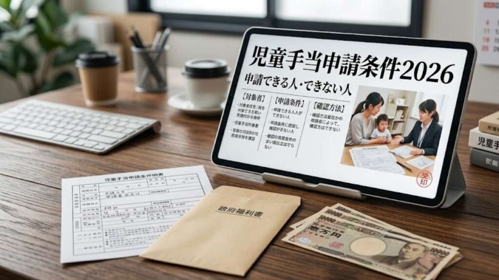 児童手当申請条件2026: 申請できる人とできない人を明確化し家庭支援を強化する新しい制度のポイント