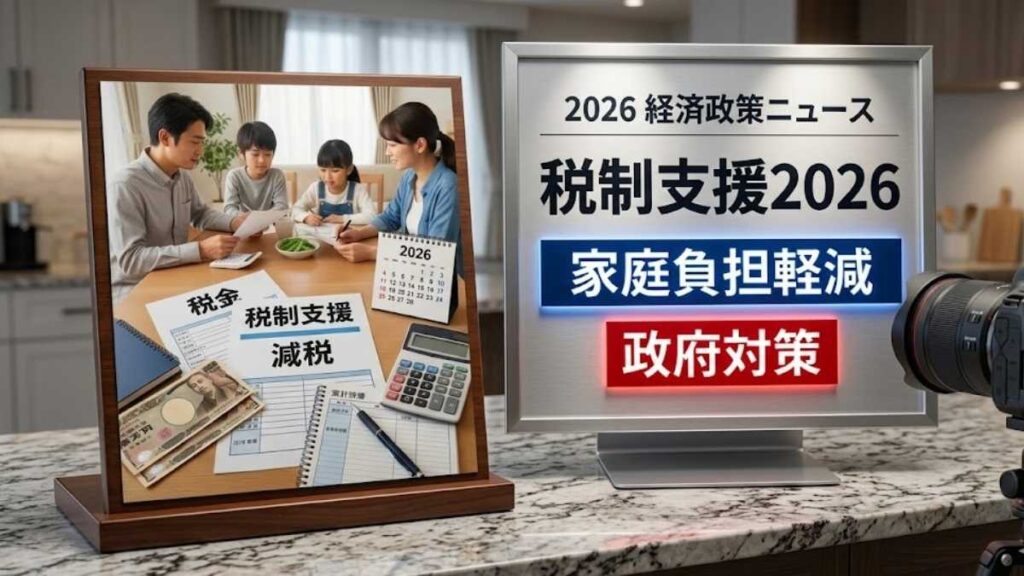日本税制支援政策2026: 家庭負担を減らす政府対策で生活安定と家計支援を強化する新しい取り組み