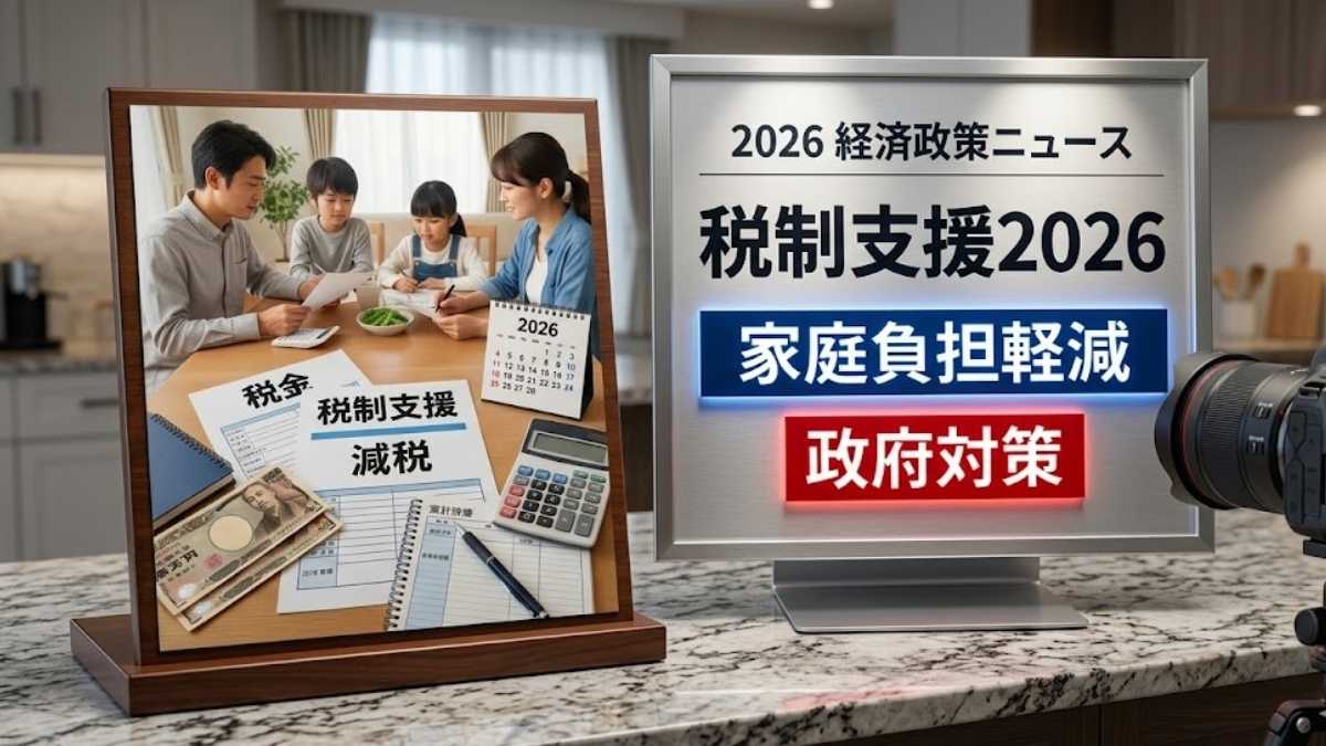 日本税制支援政策2026: 家庭負担を減らす政府対策で生活安定と家計支援を強化する新しい取り組み