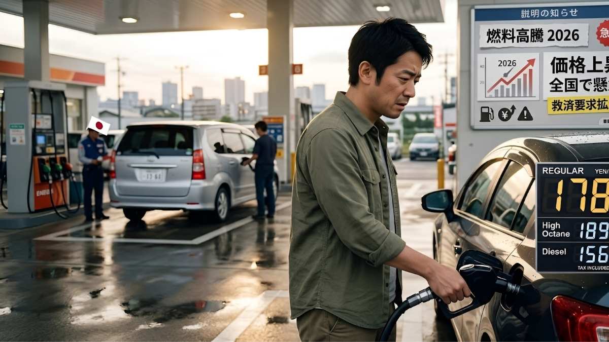 2026年日本の燃料価格急騰: 全国で高騰するコストが生活や産業に影響し救済要求が広がる最新情報