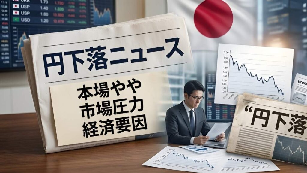日本円下落最新情報: 世界市場の動向と国内経済要因が引き起こす価値変動の背景まとめ