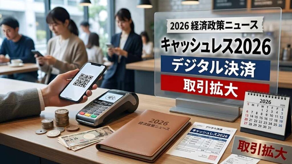 日本キャッシュレス決済政策2026: デジタル取引拡大で利便性向上、セキュリティ強化、経済成長を支える新しい支払いシステム