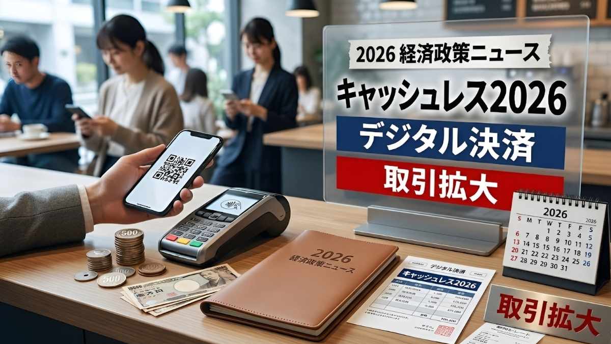 日本キャッシュレス決済政策2026: デジタル取引拡大で利便性向上、セキュリティ強化、経済成長を支える新しい支払いシステム