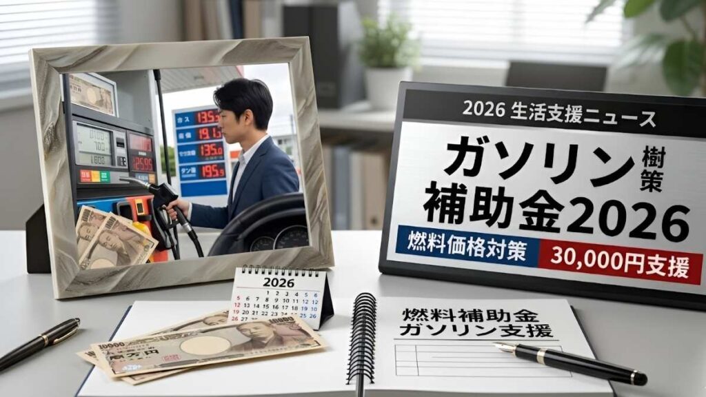 ガソリン補助金2026:政府が燃料価格を抑えるために30,000円の支援策を導入し、家計負担軽減と安定供給を目指す新しい取り組み