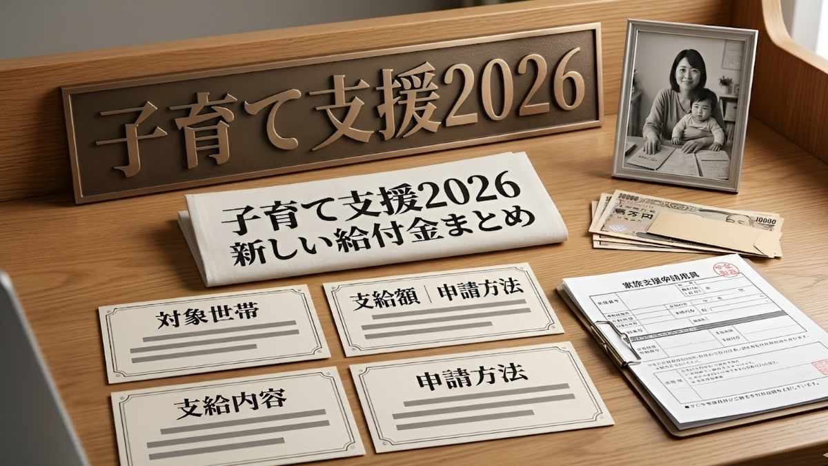 子育て世帯向け支援2026:新しい給付金制度の内容や対象条件をわかりやすくまとめ、申請方法や利用手順を詳しく解説