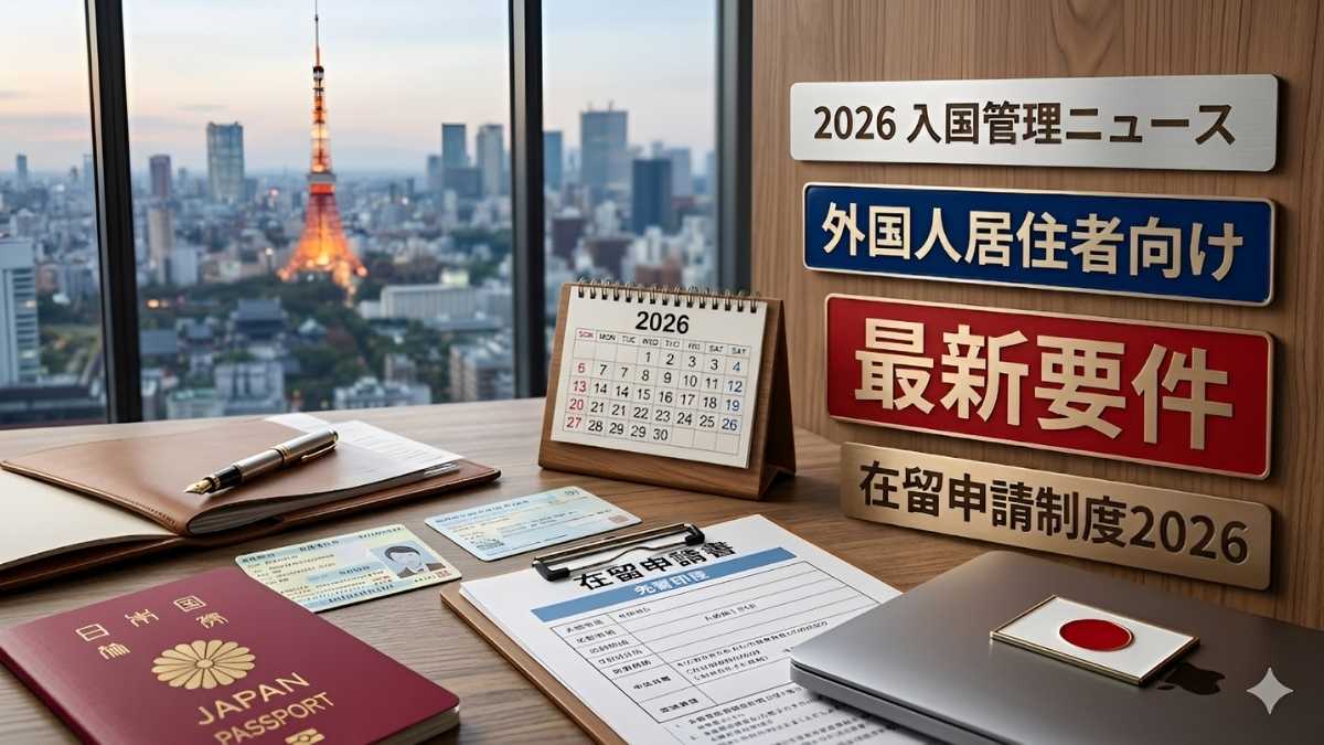 在留申請制度2026：外国人居住者向け最新要件をわかりやすく解説し、申請手続きや必要書類、注意点をまとめた完全ガイド