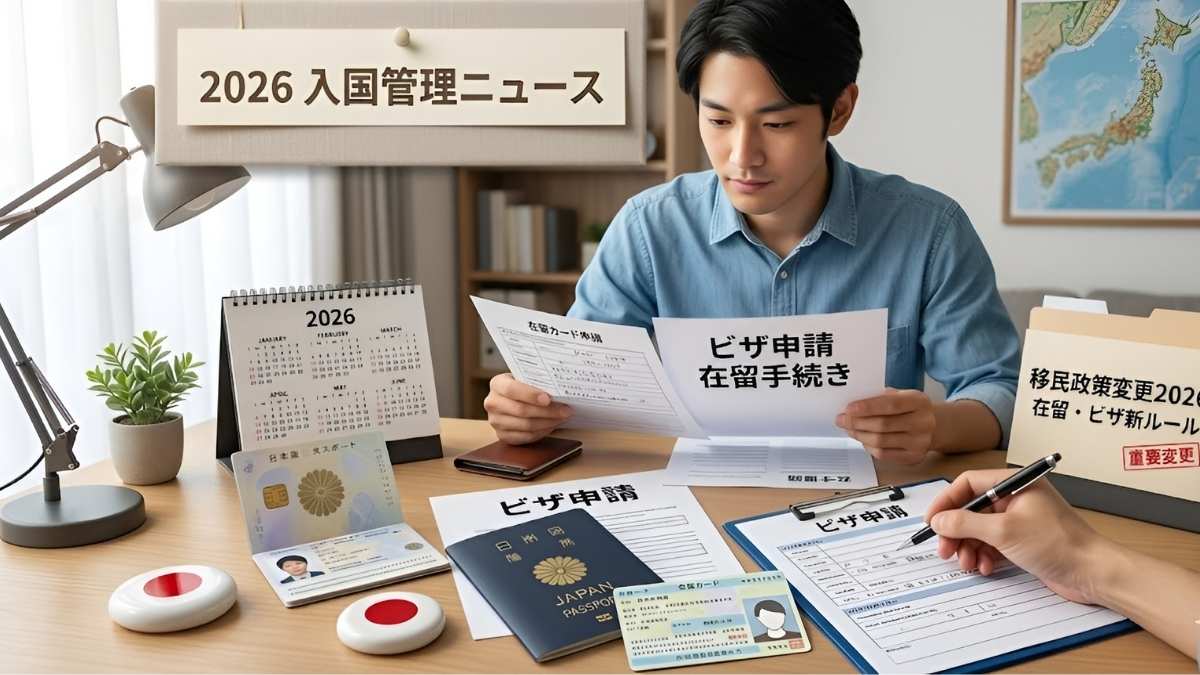 移民政策変更2026：在留資格とビザ申請の新ルールをわかりやすく解説し、申請手続きや必要書類、注意点をまとめた完全ガイド