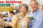 年金特別給付4月2026: 高齢者に50,000円支給 対象は65歳以上 申請は市区町村窓口 振込は4月15日
