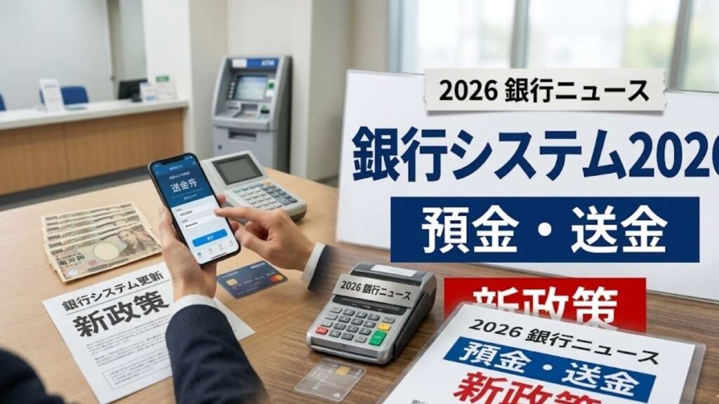 日本銀行システム更新2026: 預金と送金に影響する新政策で金融取引の安全性と利便性を強化