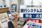 日本銀行システム更新2026: 預金と送金に影響する新政策で金融取引の安全性と利便性を強化